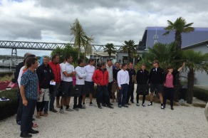 Départ Trophée Azimut - 12 Imocas sur l'épreuve