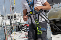 Tanguy Le Turquais (Queguiner-Kayak) au depart de la Solo Maitre Coq - Les Sables d Olonne le 25/06/2020