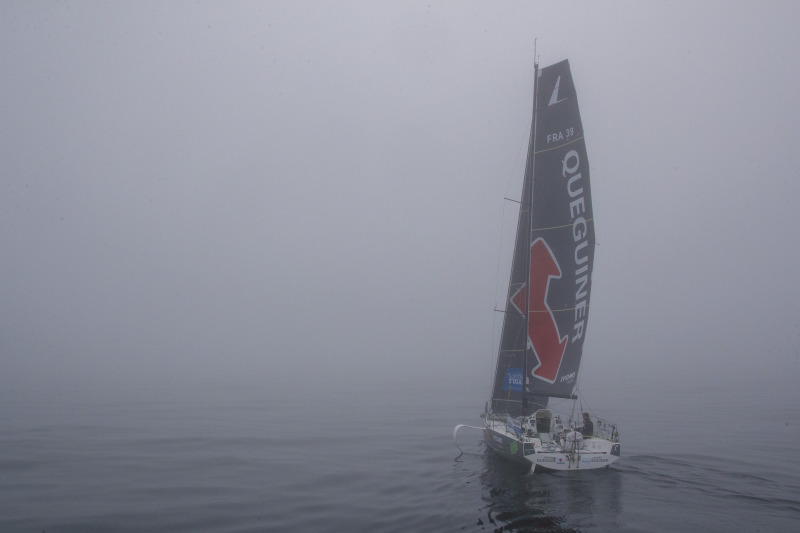Tanguy Le Turquais (Groupe Queguiner-Innoveo) lors de la 3eme etape de la Solitaire du Figaro entre Dunkerque et Saint-Nazaire - le 15/09/2020