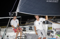 Tanguy Le Turquais et Corentin Douguet, 2eme de la Transat En Double Concarneau-Saint Barthélemy 2021