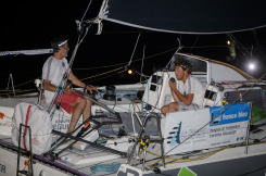 Tanguy Le Turquais et Corentin Douguet, 2eme de la Transat En Double Concarneau-Saint Barthélemy 2021